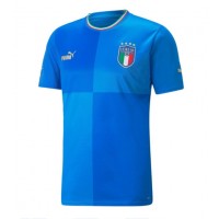 Billiga Italien Hemma fotbollskläder 2022 Kortärmad